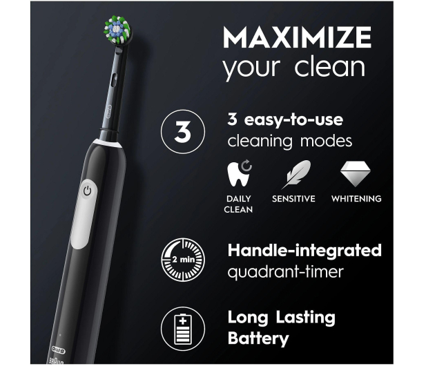 Oral-B Pro 1 Cross Action + etui - 1239397 - zdjęcie 3
